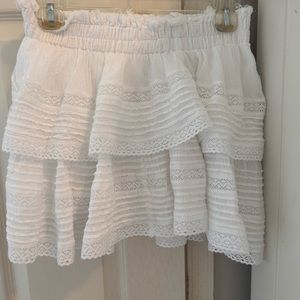 Arie white skirt